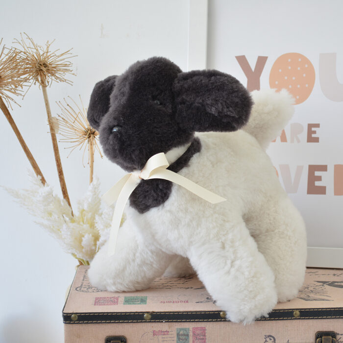 Tambo Teddies dorper lamb teddy in cream woollen sheepskin