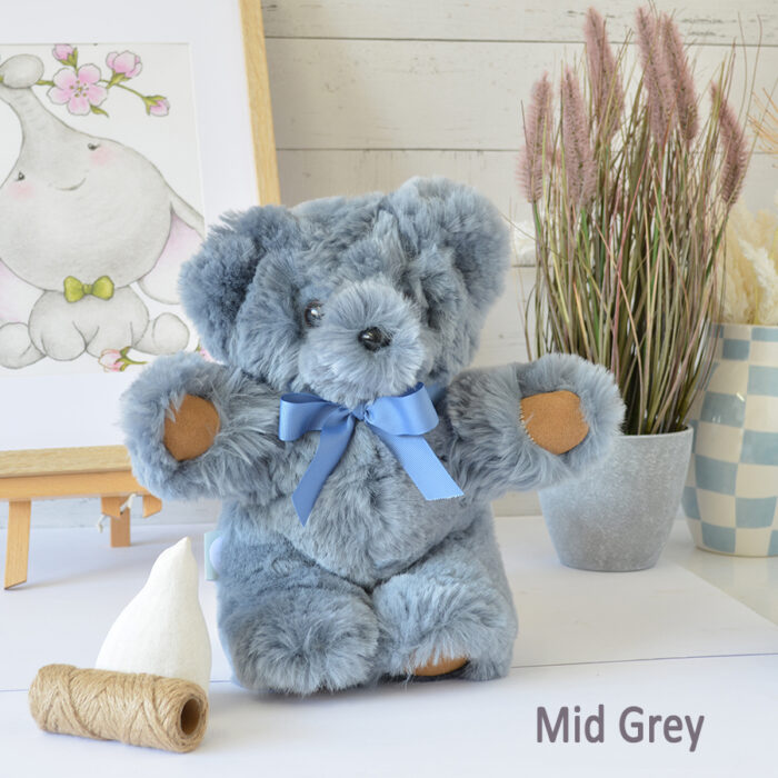 Tambo Teddies suede paw teddy bear woollen sheepskin
