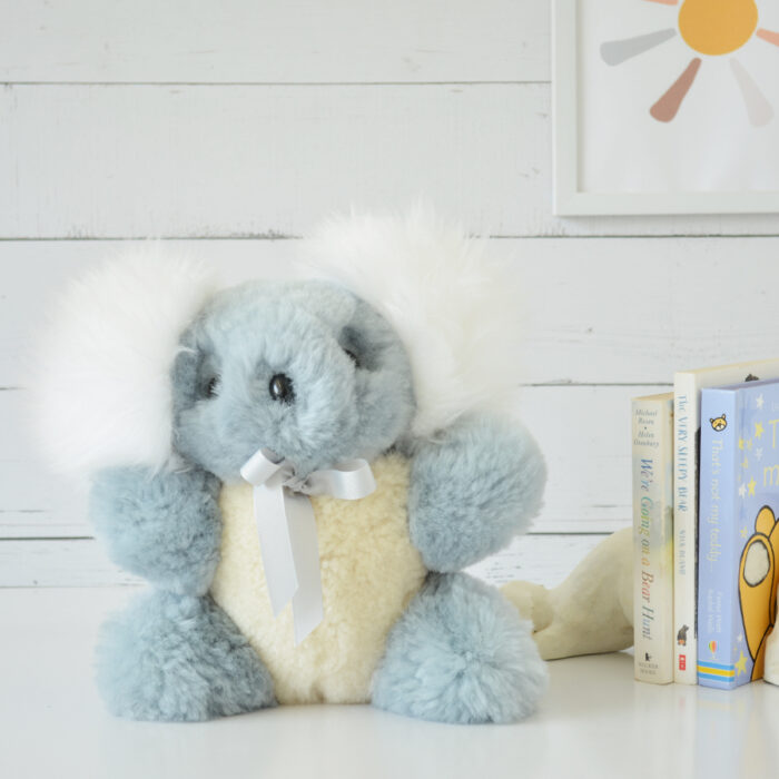 Tambo Teddies Mini Koala Silver Fox woollen sheepskin