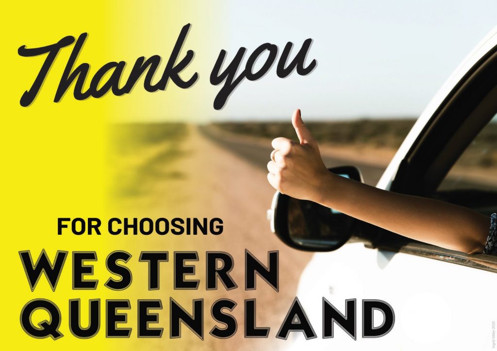 Thank you from Western Queensland