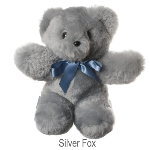 Basil Teddy Bear Large Silver Fox SALE - Image 2
