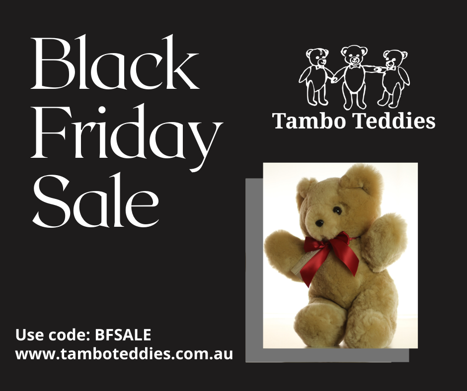 Black friday teddy shop bear