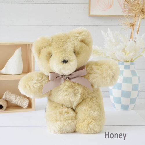 Tambo Teddies basil teddy bear woollen sheepskin