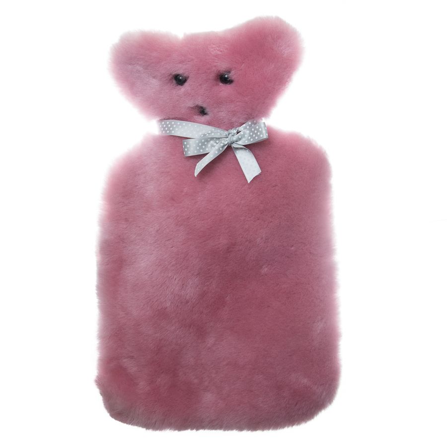 Teddy bear hot shop water bottle cover