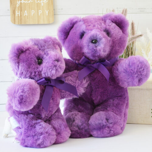 Basil Teddy Bear Purple SALE