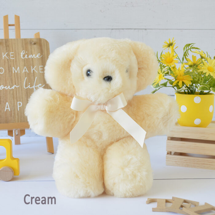 Tambo Teddies Toby teddy bear woollen sheepskin