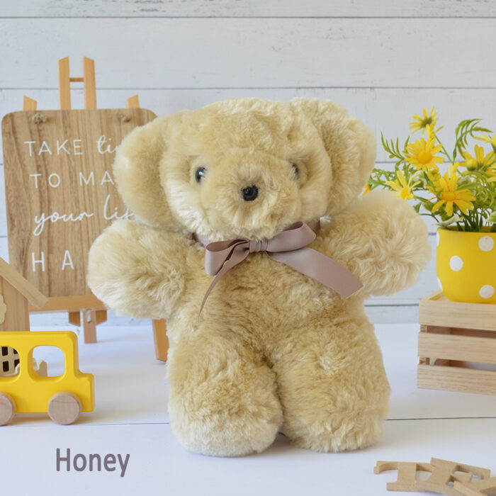 Tambo Teddies Toby teddy bear woollen sheepskin
