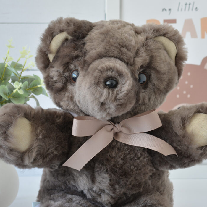 Tambo Teddies Basil teddy in latte woollen sheepskin