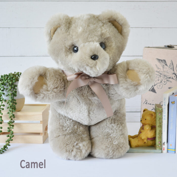 Tambo Teddies Logo teddy bear woollen sheepskin