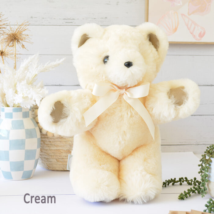 Tambo Teddies Logo teddy bear woollen sheepskin