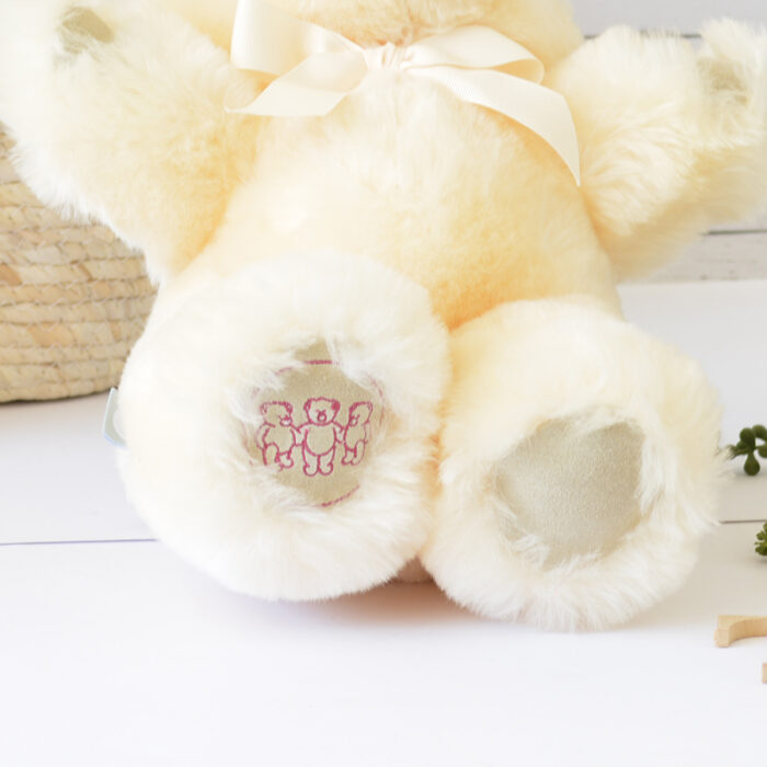 Tambo Teddies Logo teddy bear woollen sheepskin