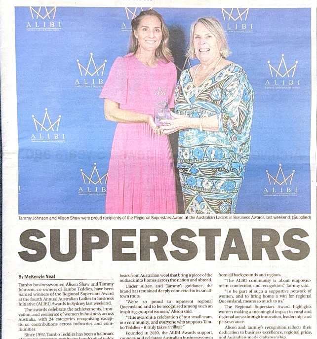 Longreach Leader Tambo Teddies