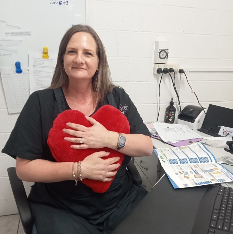 Cass and cushion heart